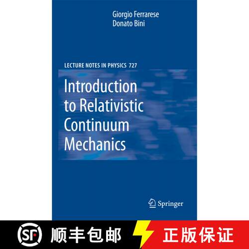 【3-4周达】Introduction to Relativistic Continuum Mechanics (Softcover reprint of hardcover 1st ed. 2... [9783642092183]
