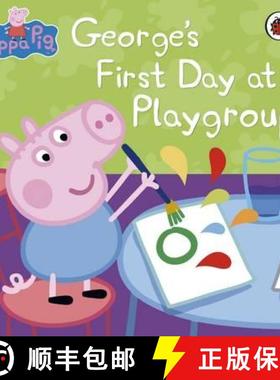 【3-4周达】Peppa Pig: George's First Day at Playgroup: Sticker Book [9781409309079]