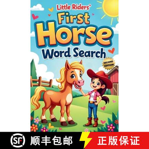 【3-4周达】Little Riders' First Horse Word Search (Second Edition): 50 Fun & Easy Large-Print Puzzles... [9781997756286]