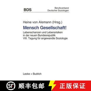 Gesellschaft Lebensrisiken Mensch VIII. 9783322937056 Bundesrepublik. Lebenschancen 4周达 der und ... neuen