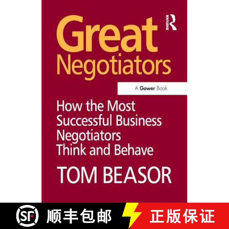 【3-4周达】Great Negotiators: How the Most Successful Business Negotiators Think and Behave [9780566087288]
