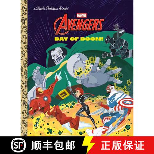 【3-4周达】精装 Avengers vs. Doctor Doom Spring 2026 Little Golden Book (Marvel) [9798217121236]