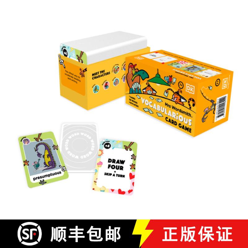 【3-4周达】Mrs Wordsmith Vocabularious Card Game 3rd - 5th Grades: + 3 Months of Word Tag Video Game [9780744058055]