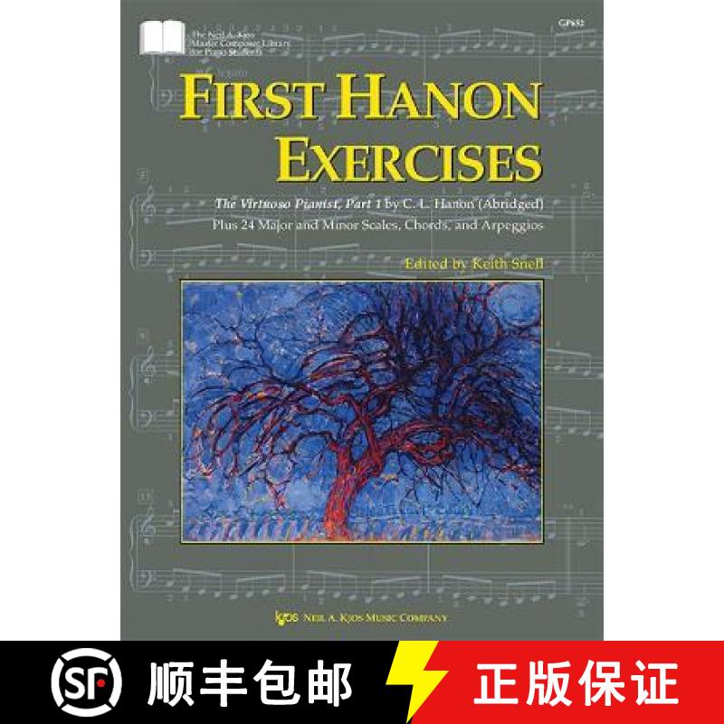 【2-3周达】First Hanon Exercises: The Virtuoso Pianist, Part 1 [9780849798627]