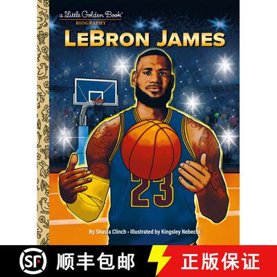 【3-4周达】精装 LeBron James: A Little Golden Book Biography [9780593708309]
