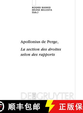 预订 Apollonius de  Perge, La section des droites selon des rapports：Commentaire historique et math... [9783110186772]