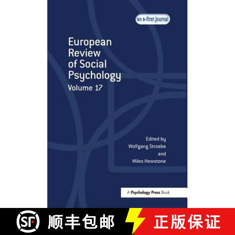 【3-4周达】European Review of Social Psychology: Volume 17 [9781841698274]
