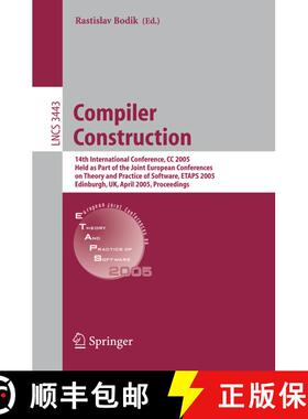 【3-4周达】Compiler Construction: 14th International Conference, CC 2005, Held as Part of the Joint E... [9783540254119]