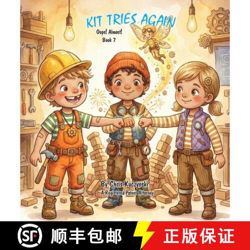 【3-4周达】精装 Kit Tries Again: Oops! Almost! [9781968470456]