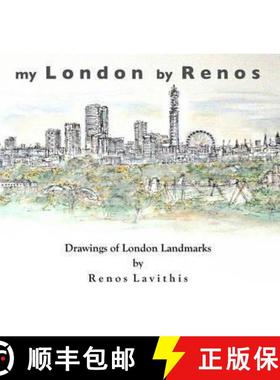【3-4周达】My London by Renos: Drawings of London Landmarks [9780948853357]