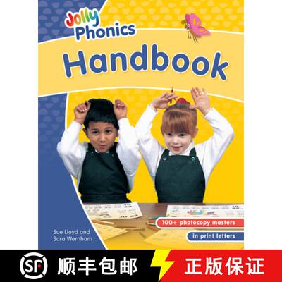 【3-4周达】Jolly Phonics Handbook: In Print Letters (American English Edition) [9781844148448]