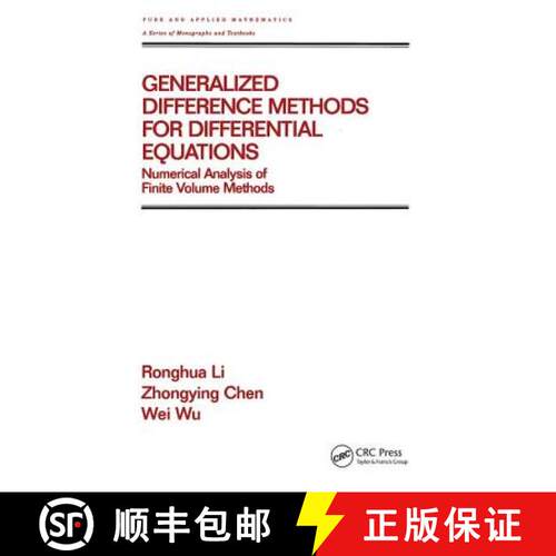 【3-4周达】精装 Generalized Difference Methods for Differential Equations: Numerical Analysis of Fini... [9780824703301]