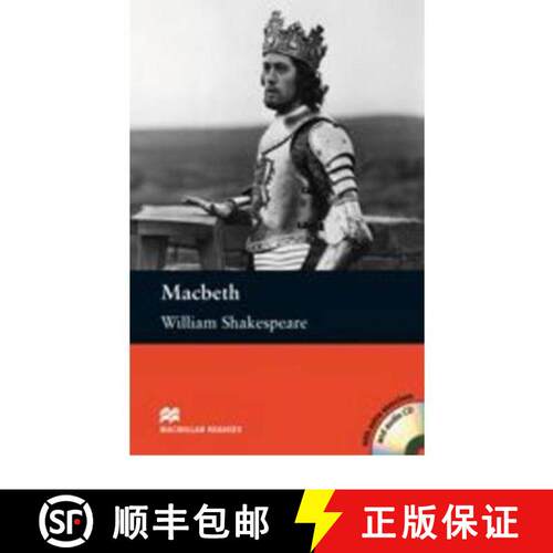 【3-4周达】精装 Macmillan Readers Macbeth Upper Intermediate Pack: - Macbeth - Book and Audio CD Pack... [9780230402232]