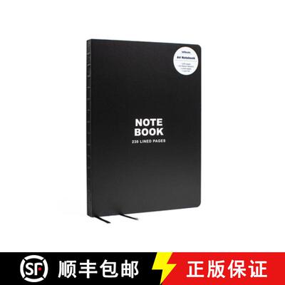 【3-4周达】Teneues - Notebook Hardcover A4 - 230 Lined Pages with Lay Flat Binding, Classic Black: A4... [9781623259457]