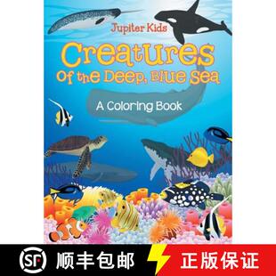 【3-4周达】Creatures of the Deep, Blue Sea (A Coloring Book) [9781682601976]