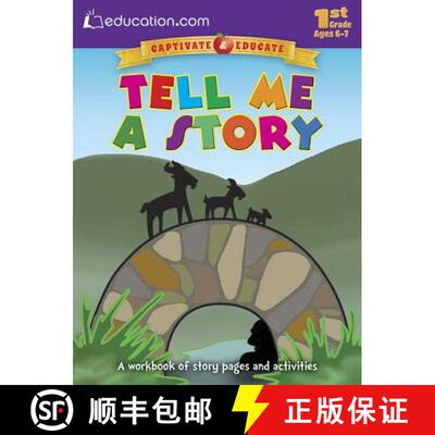 【3-4周达】Tell Me a Story: A Workbook of Story Pages and Activities [9780486802589]