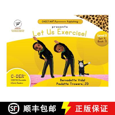 【3-4周达】C-DER (Cheetah Decodable & Early Readers) Set 9, Book 71, Let Us Exercise [9798330336593]