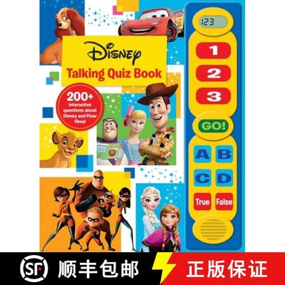 【3-4周达】Talking Quiz Book Disney Pixar Multi-Property [9781503751965]
