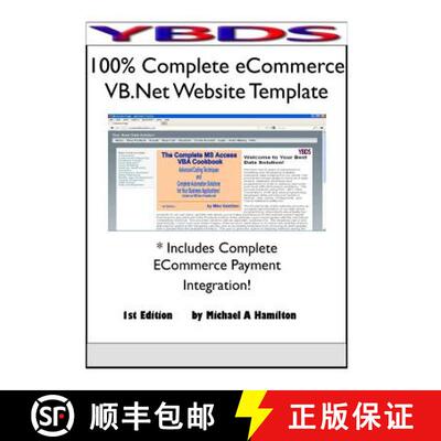 【3-4周达】100% Complete Ecommerce VB.Net Website Template [9780983417422]