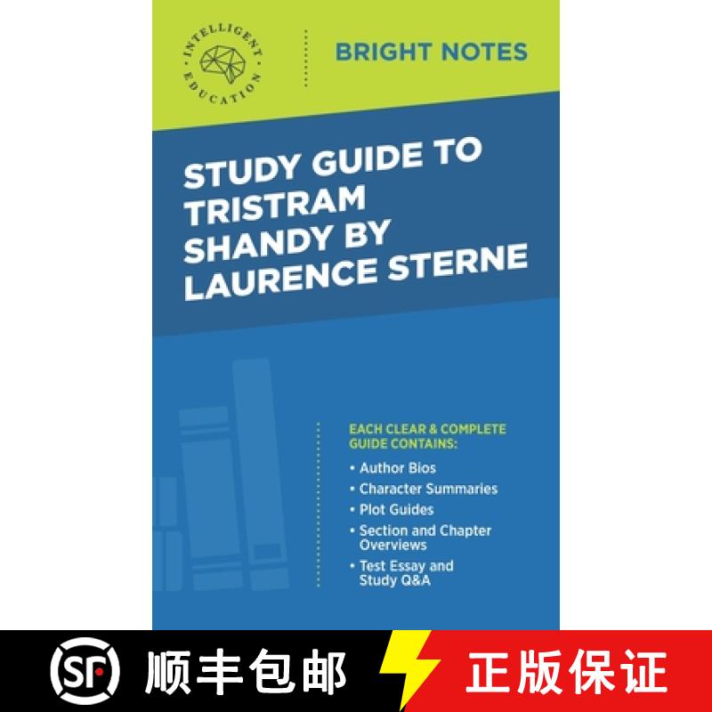 【3-4周达】Study Guide to Tristram Shandy by Laurence Sterne [9781645424086]