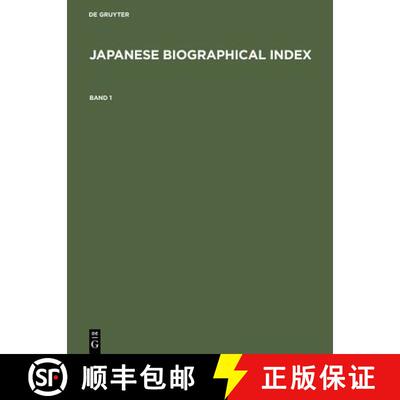 【3-4周达】Japanese Biographical Index / Japanischer Biographischer Index [9783598340260]