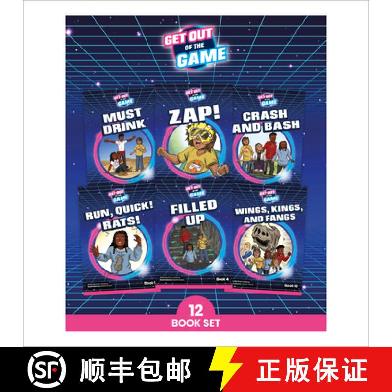 【3-4周达】Phonic Books Get Out of the Game: Decodable Books for Older Readers (CVC, Consonant Blends... [9780593842454]