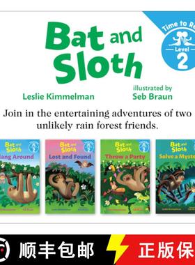 【3-4周达】Bat and Sloth Set #1 (Bat and Sloth: Time to Read, Level 2) [9780807505663]