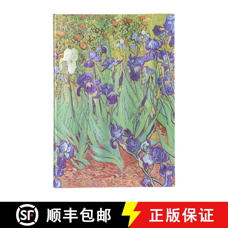 【3-4周达】Van Gogh's Irises Grande Hardcover Sketchbook, 112pg, 200gsm, the J. Paul Getty Museum Col... [9781439796177]