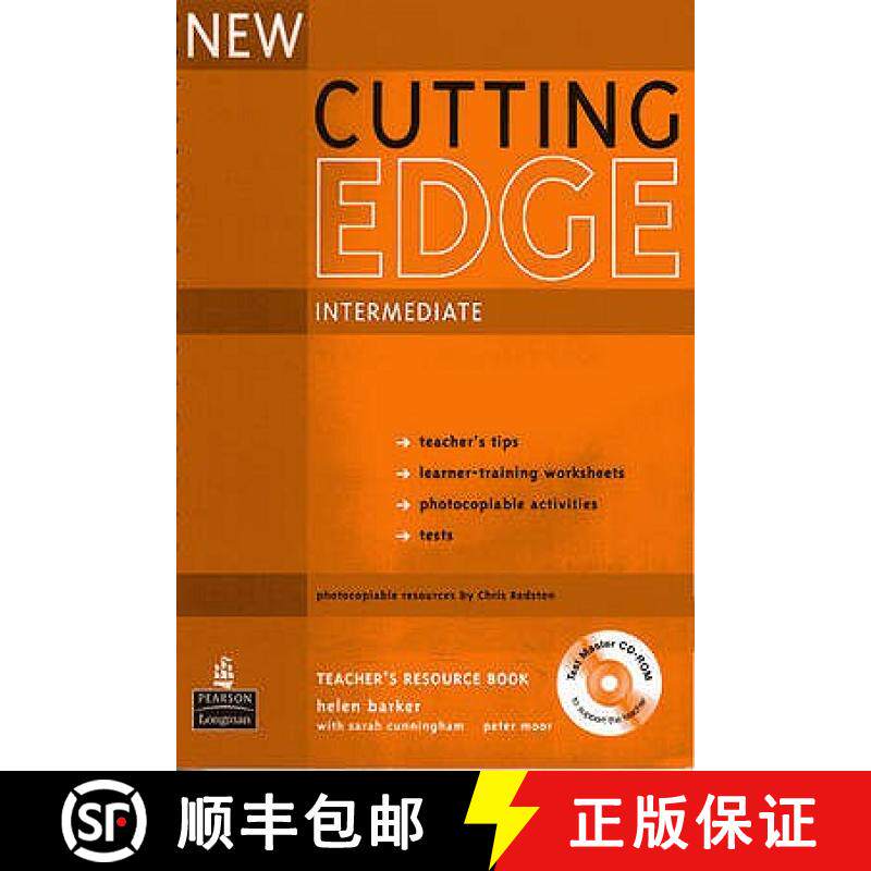 【3-4周达】New Cutting Edge Intermediate Teachers Book and Test Master CD-ROM Pack [9781405843508]