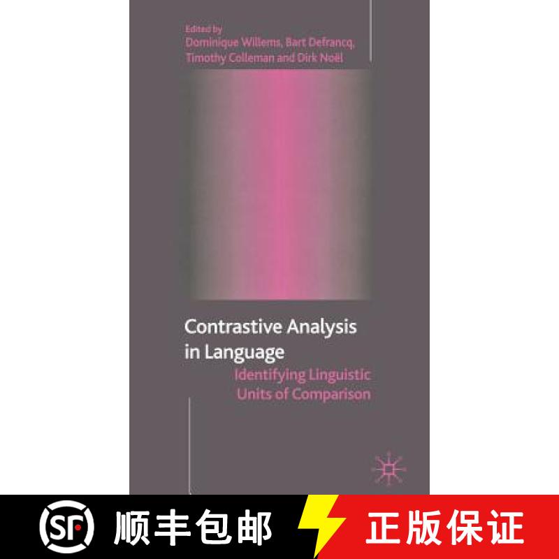 【3-4周达】Contrastive Analysis in Language: Identifying Linguistic Units of Comparison [9781403917249]