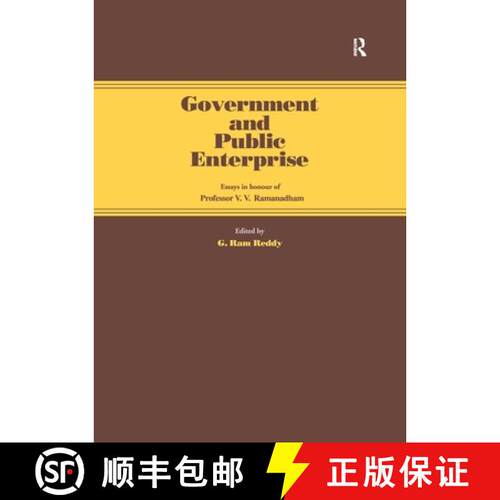 【3-4周达】Government and Public Enterprise : Essays in Honour of Professor V.V. Ramanadham [9781138975385]
