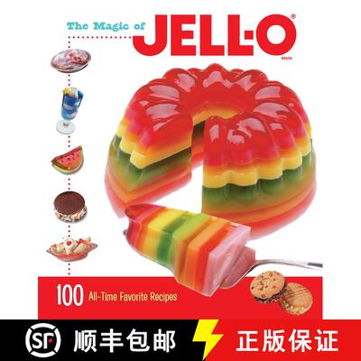 【3-4周达】精装 The Magic of JELL-O: 100 All-Time Favorite Recipes [9781623540272]