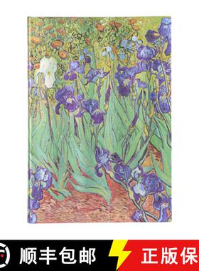 【3-4周达】Van Gogh's Irises Grande Hardcover Sketchbook, 112pg, 200gsm, the J. Paul Getty Museum Col... [9781439796177]