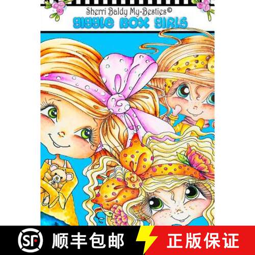 【3-4周达】Sherri Baldy My-Besties Giggle Box Girls Coloring Book [9781945731426]