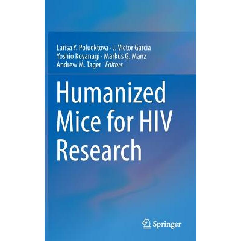 【4周达】Humanized Mice for HIV Research[9781493916542]-封面