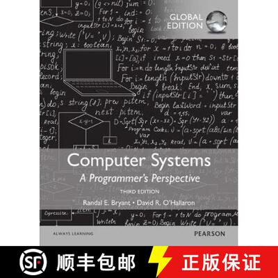 【3-4周达】Computer Systems: A Programmer's Perspective with MasteringEngineering, Global Edition [9781292109428]