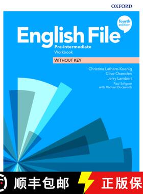 【3-4周达】English File: Pre-Intermediate: Workbook Without Key [9780194037709]