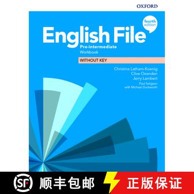 【3-4周达】English File: Pre-Intermediate: Workbook Without Key [9780194037709]