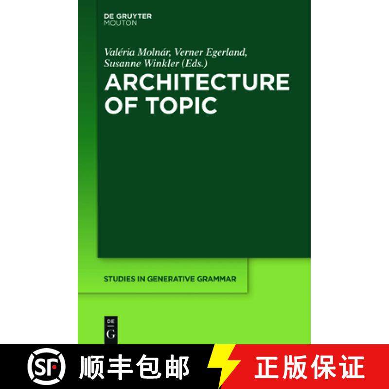 预订 Architecture of Topic [9781501524967]