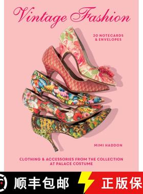 【3-4周达】Vintage Fashion: 20 Notecards & Envelopes: Clothing & Accessories from the Collection at P... [9781797235042]