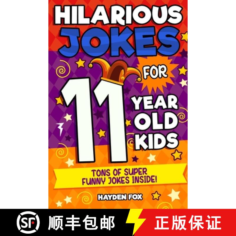 【3-4周达】Hilarious Jokes For 11 Year Old Kids [9781989968345]