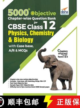 【3-4周达】5000+ Objective Chapter-wise Question Bank for CBSE Class 12 Physics, Chemistry & Biology ... [9789391551797]