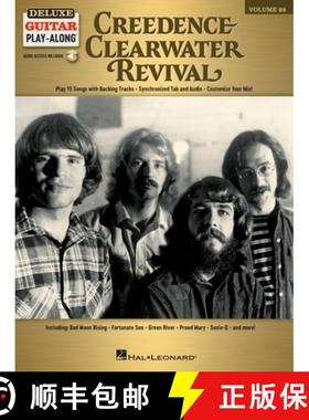 【3-4周达】Creedence Clearwater Revival - Deluxe Guitar Play-Along Vol. 23: Book with Interactive Onl... [9781540072610]