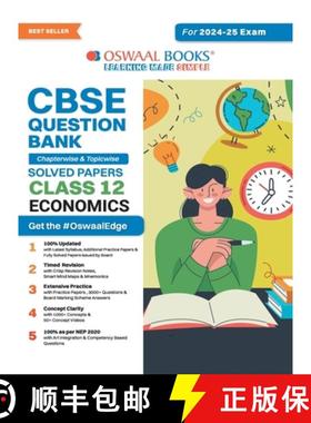 【3-4周达】Oswaal CBSE Question Bank Class 12 Economics, Chapterwise and Topicwise Solved Papers For ... [9789359588353]