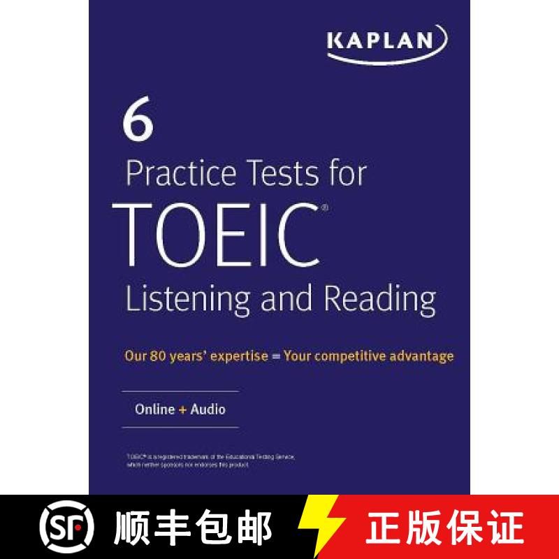 【2-3周达】6 Practice Tests for Toeic Listening and Reading: Online + Audio [9781506224411]