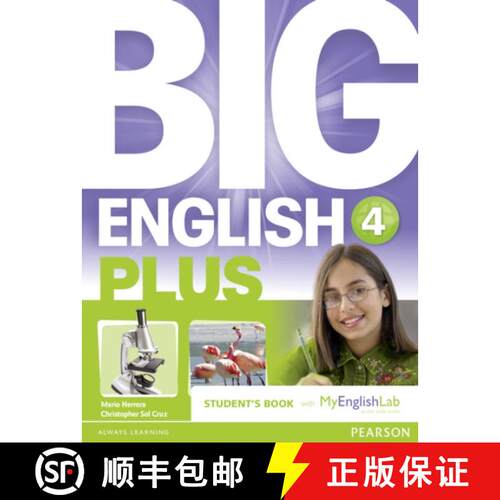 【3-4周达】Big English Plus American Edition 4 Students' Book with MyEnglishLab Access Code Pack New ... [9781292271736]