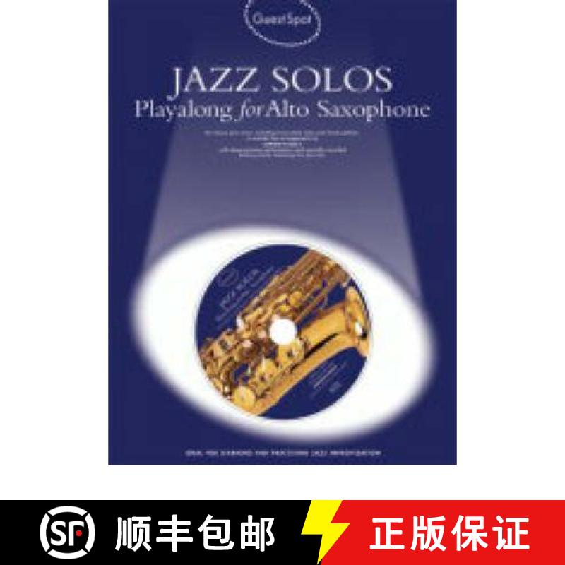 【2-3周达】Guest Spot: Jazz Solos Playalong For Alto Saxophone [9781844494491]