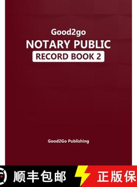 预订 Good2go Notary Record Book [9780985673468]