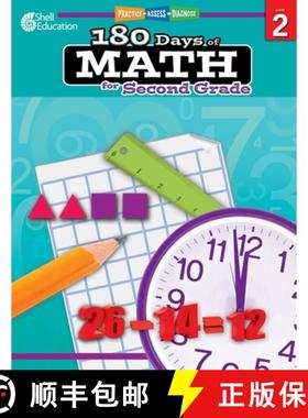 【3-4周达】180 Days of Math for Second Grade (Grade 2): Practice, Assess, Diagnose [with Cdrom] [With... [9781425808051]