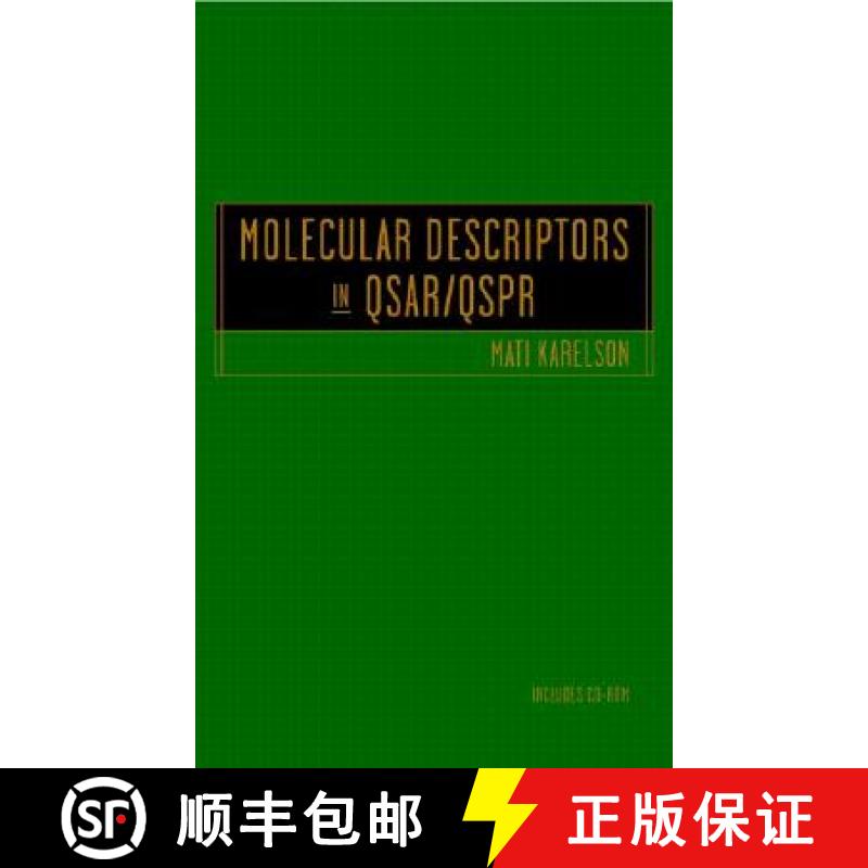 【4周达】Molecular Descriptors In Qsar/Qspr (Incl Cd-Rom) [Wiley化学化工] [9780471351689]